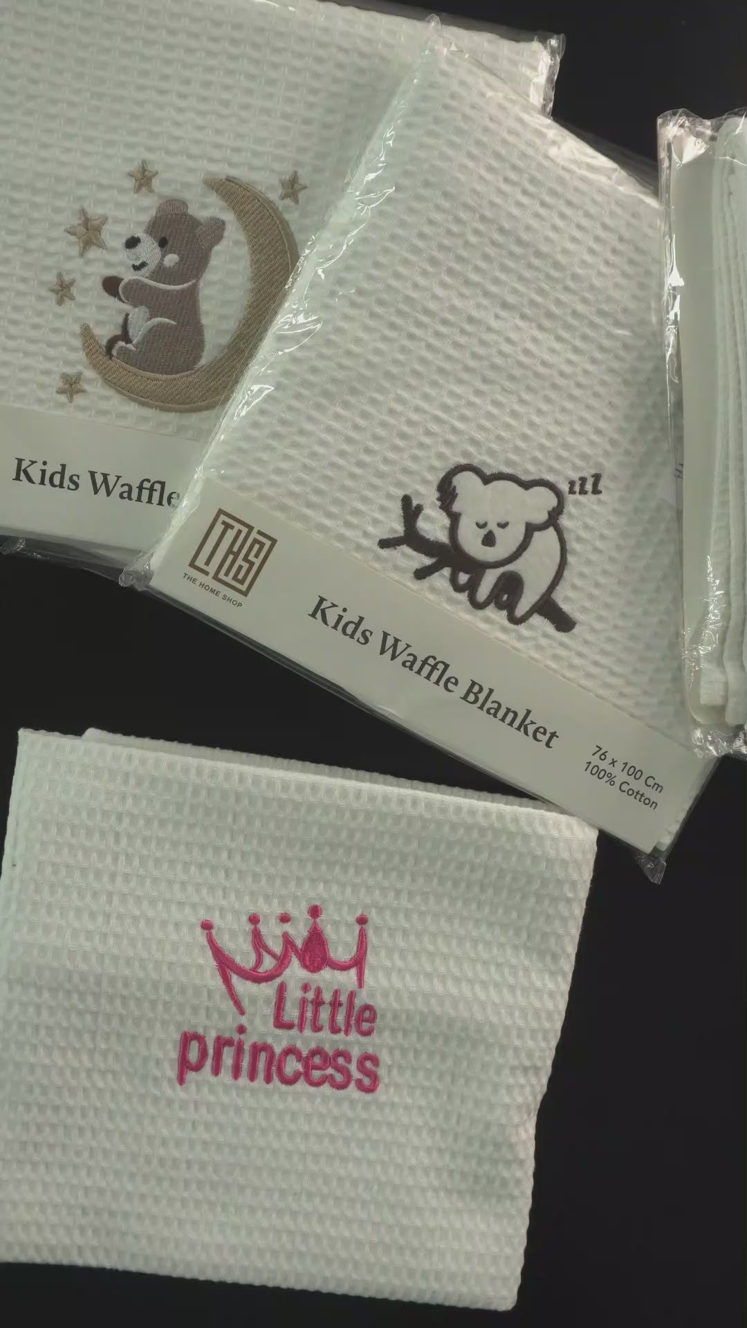 The Home Shop Kid's Waffle Blanket