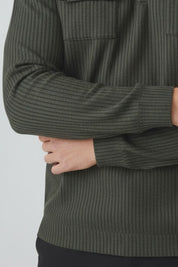 Jay Cee Men's Double Pocket Zipper Polo Shirt