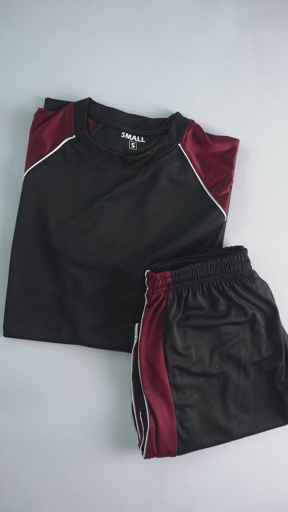 Black & Maroon