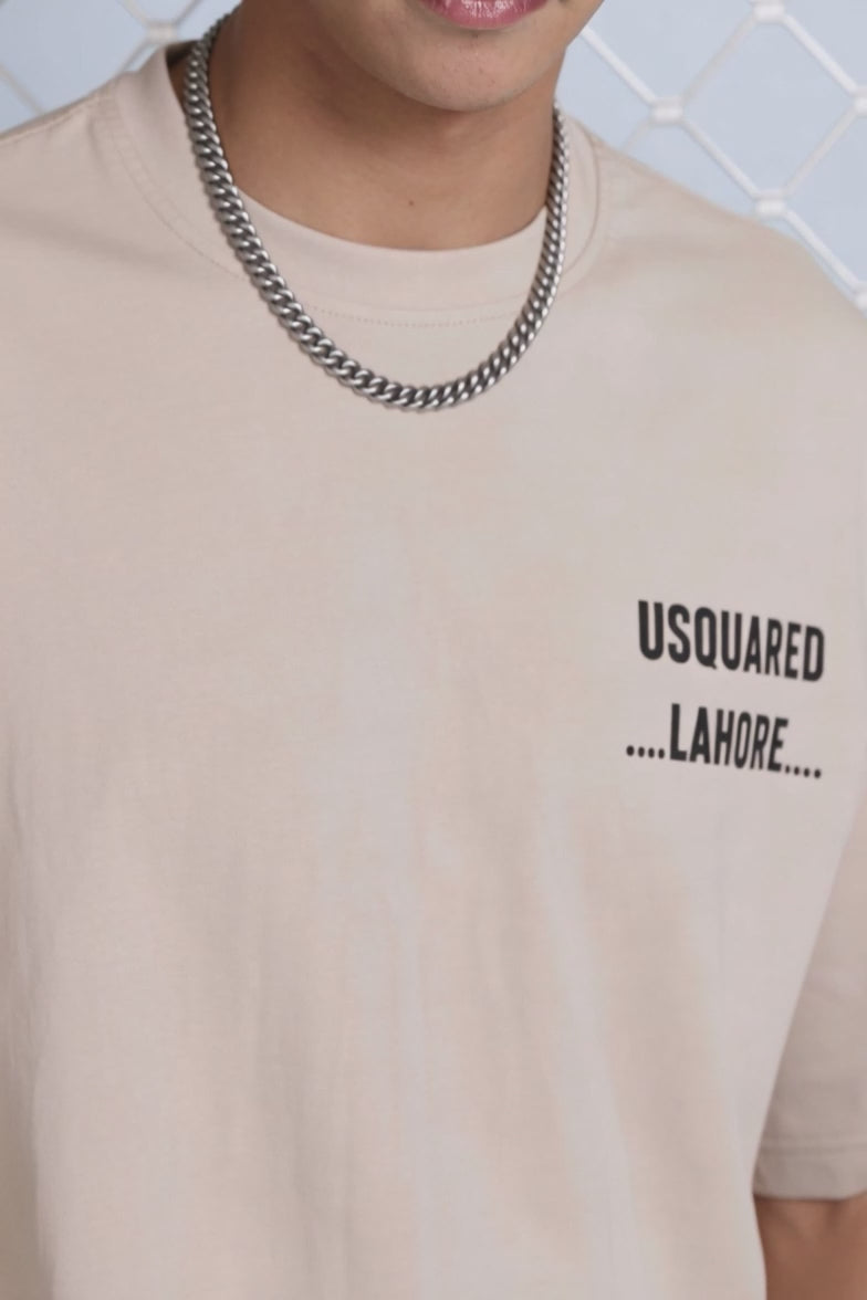 USQUARED Unisex Lahore Oversized Tee Shirt