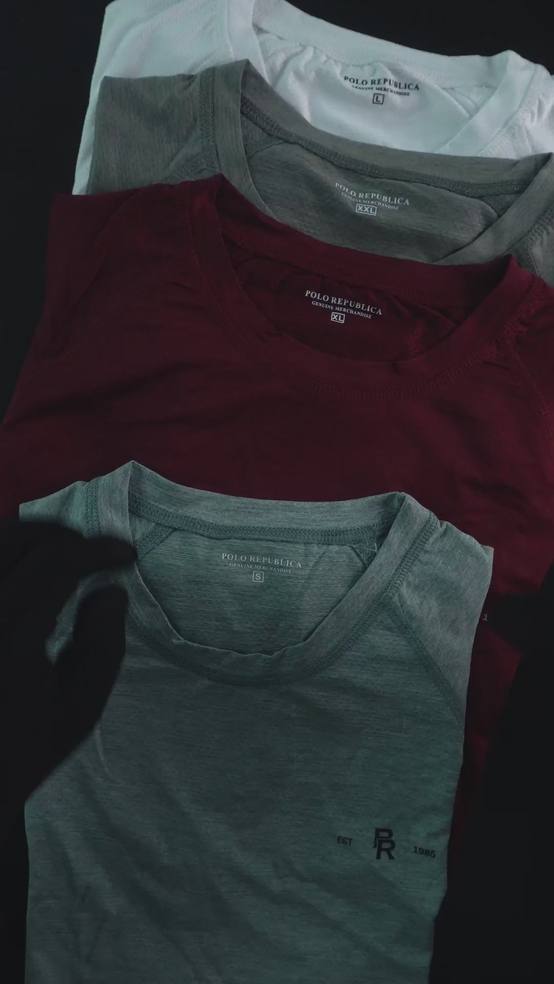 Polo Republica Men's EST 1985 Activewear Tee Shirt