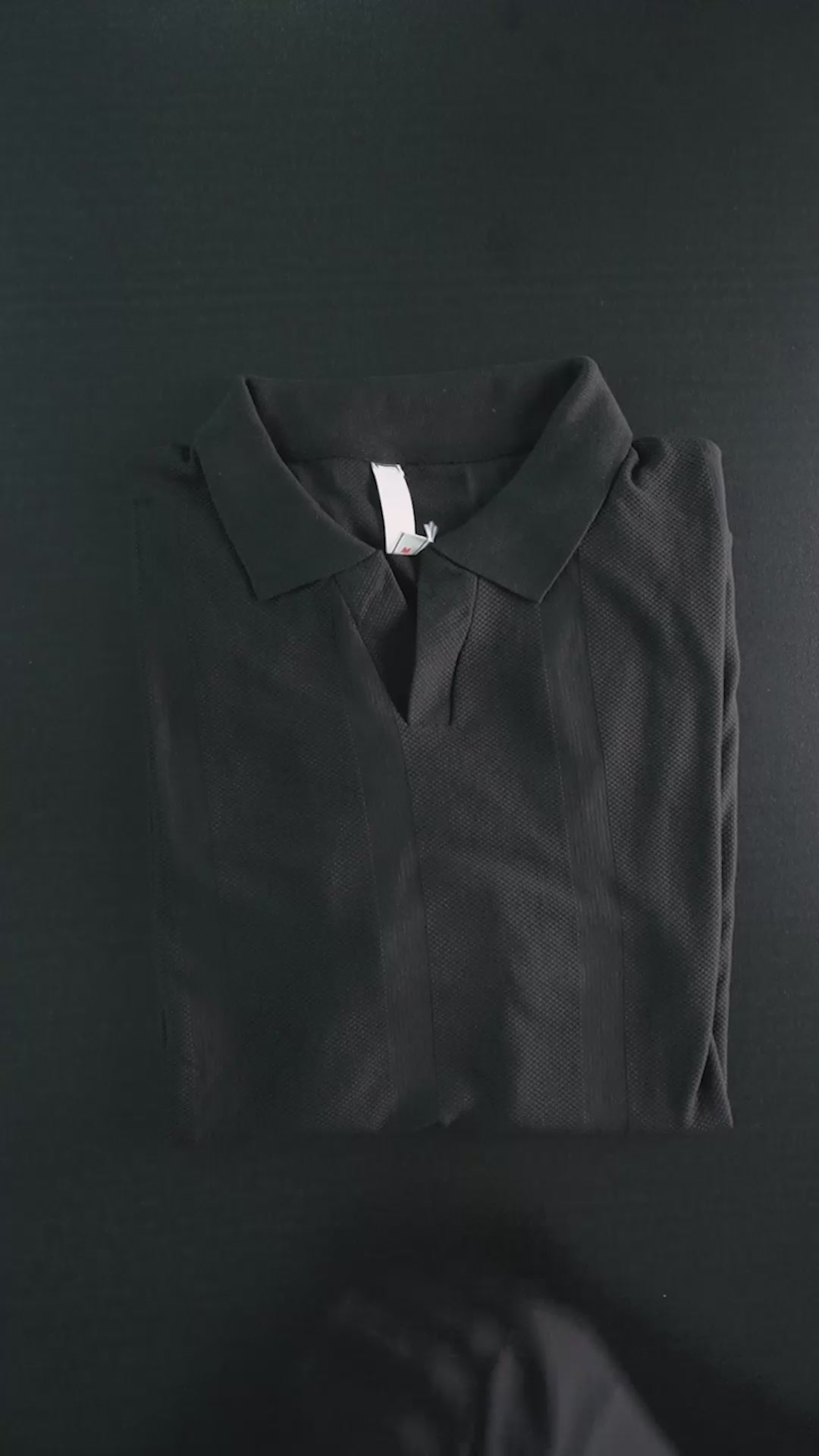 Men's Jacquard Textured Short Sleeve Polo Shirt