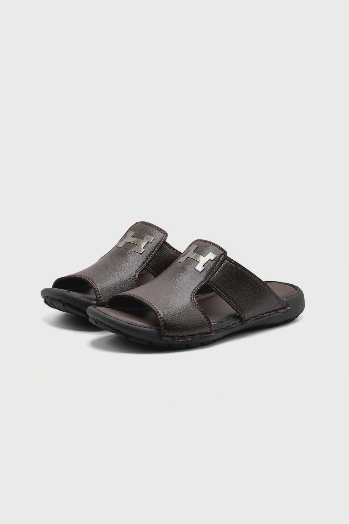 RL Men’s H Detail Textured Chappal