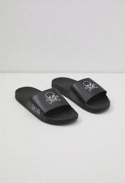 Black Camel Men's Skull Printed Premium Slides