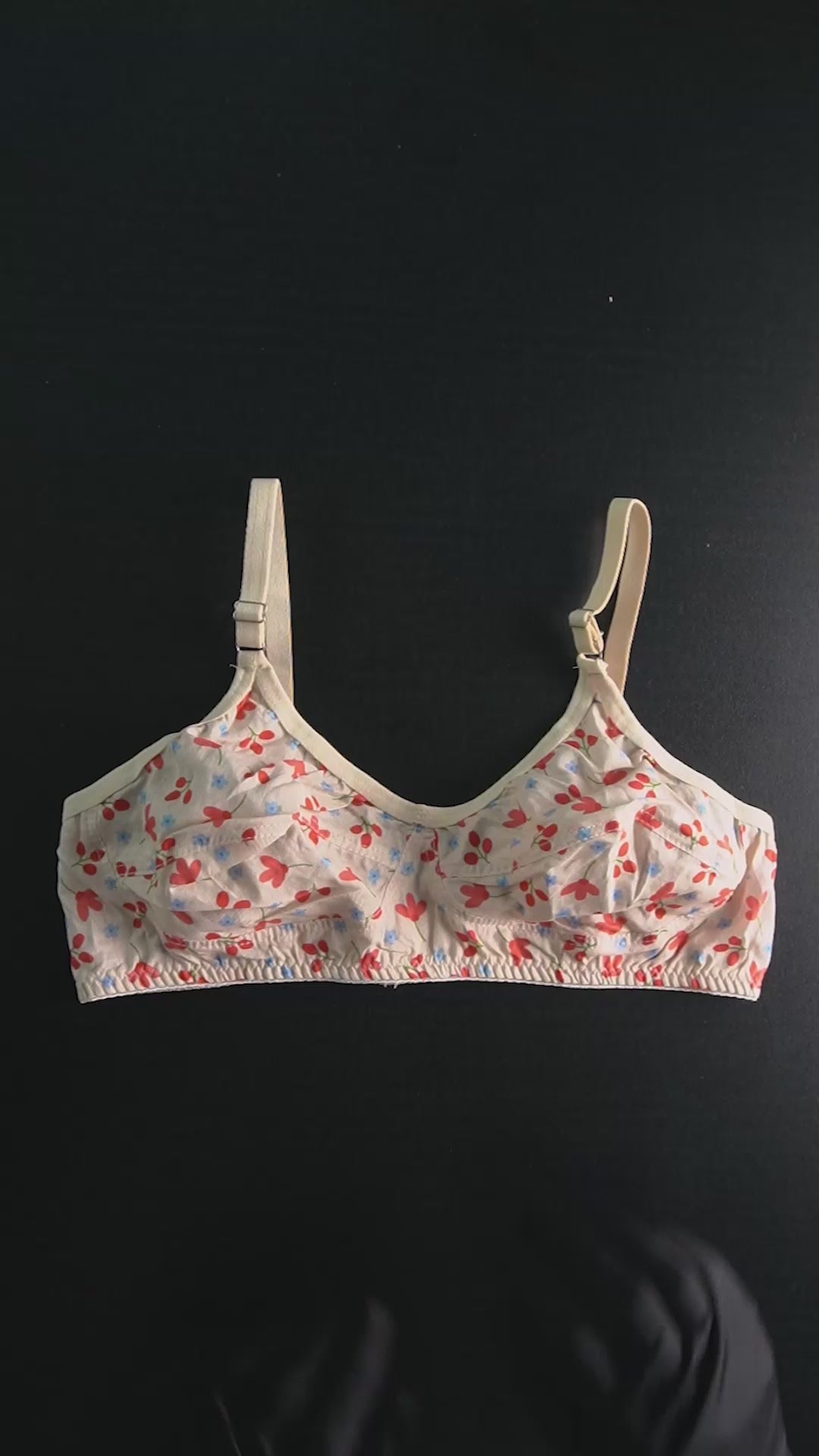 Vibe Wear Women's Floral Cotton Bra