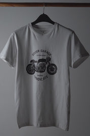 Polo Republica Men's Dozer Garage Printed Crew Neck Tee Shirt