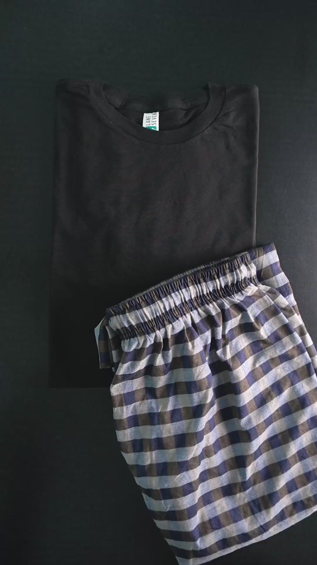Black & Navy