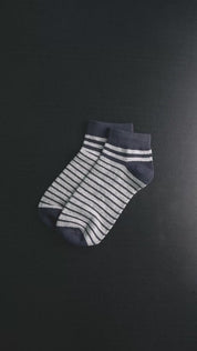 Men's Striped Ankle Socks
