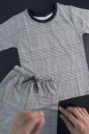 Boy's Houndstooth Twin Set