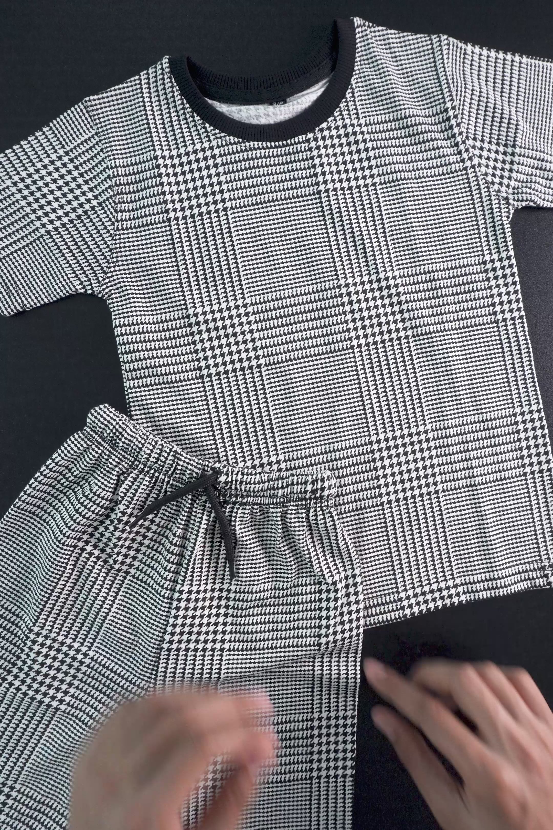 Boy's Houndstooth Twin Set