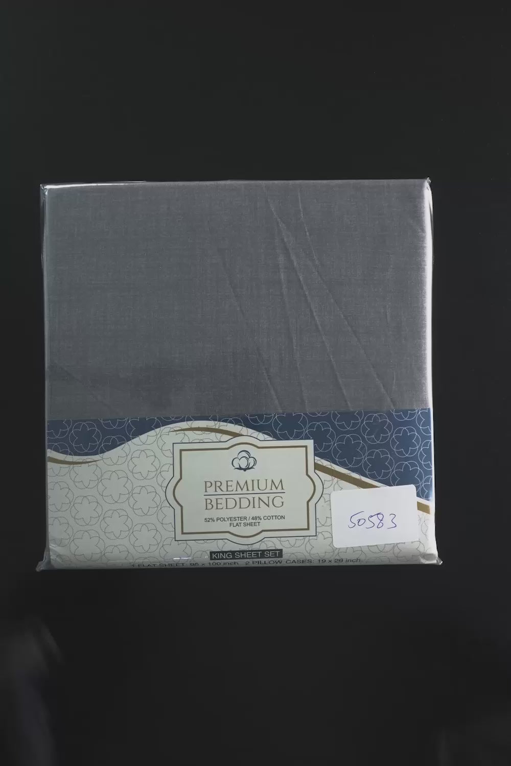 King Size Basic Bedsheet With Pillow Cases