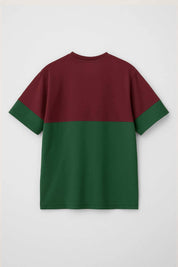 Bottle Green & Maroon