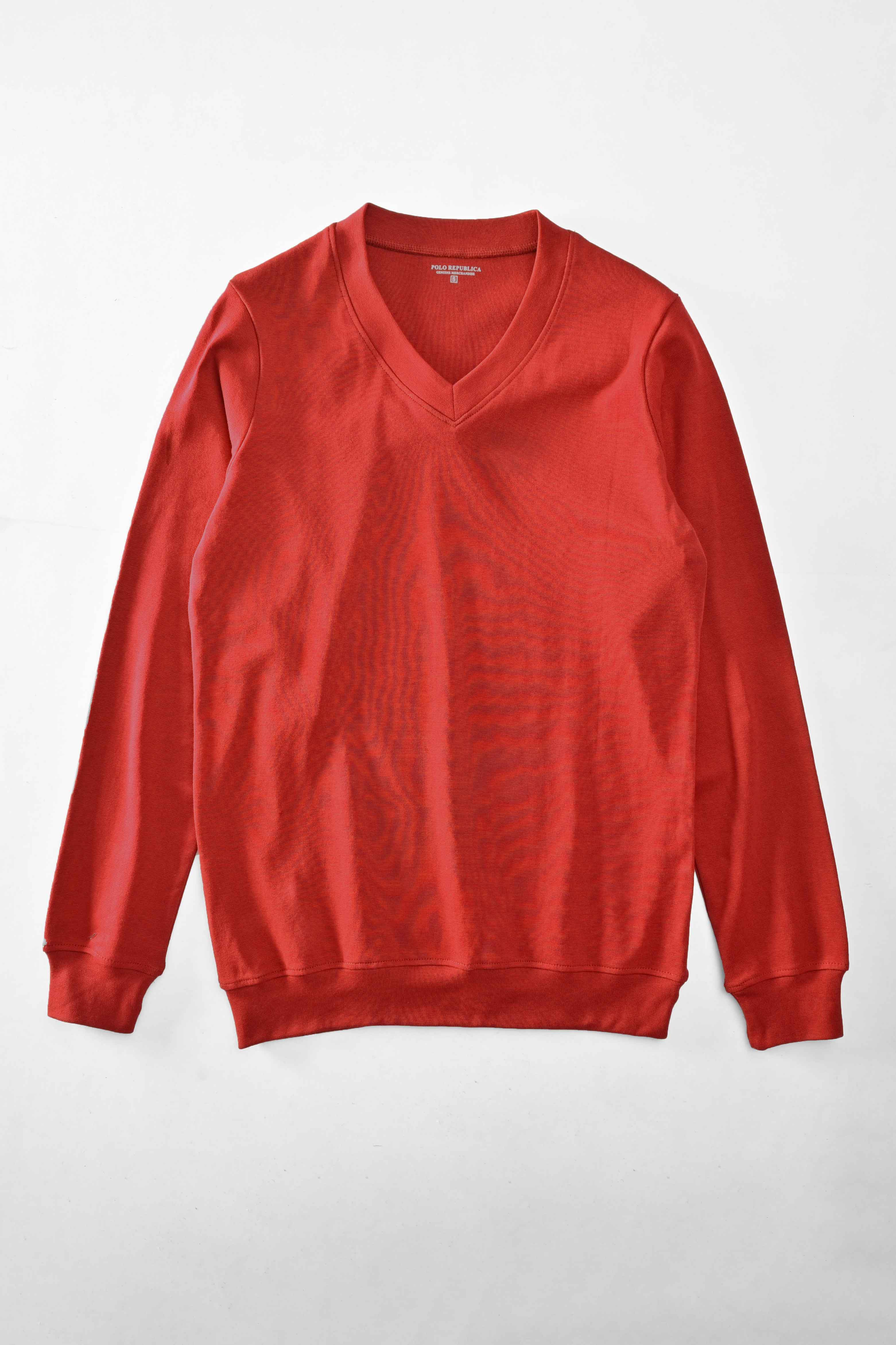 Polo Republica Men's V-Neck Minor Fault Sweat Shirt Men's Sweat Shirt Polo Republica 