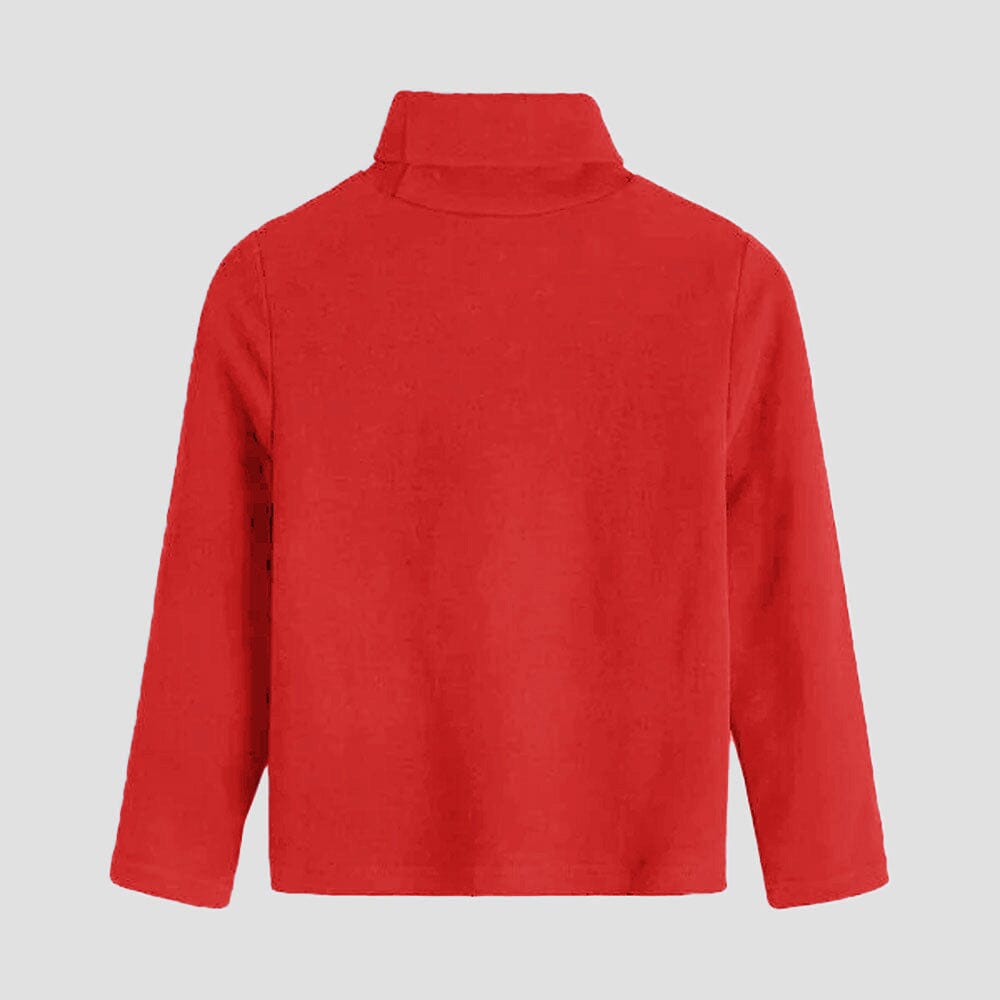 Polo Republica Kid's High Neck Minor Fault Sweat Shirt Boy's Sweat Shirt Polo Republica Red 2-3 Years 
