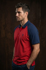 Polo Republica Men's PR Raglan Sleeve Polo Shirt
