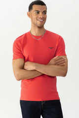 Eternity Men's Logo Embroidered Crew Neck Classic Tee Shirt