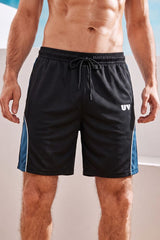 UV Men's Contrast Logo Activewear Shorts