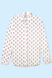 New Fashion Men's Batroun Printed Design Long Sleeve Casual Shirt