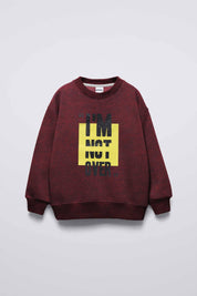 LFT Kid's I'm Not Over Printed Fleece Sweat Shirt