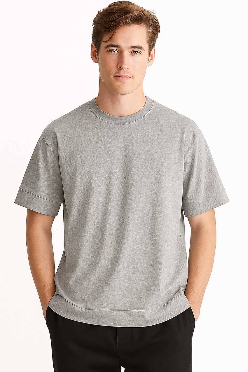 Polo Republica Men's Drop Shoulder Oversized Minor Fault Tee Shirt