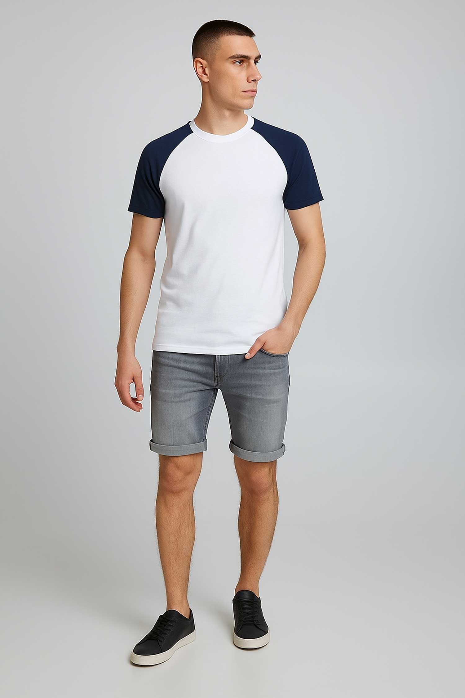 White & Navy