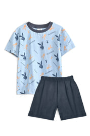 Mango Kid's Play Boy Printed Shorts Twin Set Boys Twin Set First Choice 