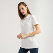 Polo Republica Women's Minor Fault Pique Polo Shirt Women's Polo Shirt Polo Republica White S 