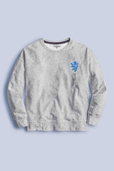 Polo Republica Men's Lion Crest Printed Fleece Sweat Shirt
