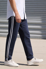 Polo Republica Men's Dual Striped Terry Trousers
