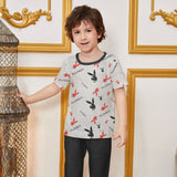 Mango Kid's Play Boy Printed Twin Set