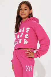 NK Girl's Self Love Club Pullover Hoodie