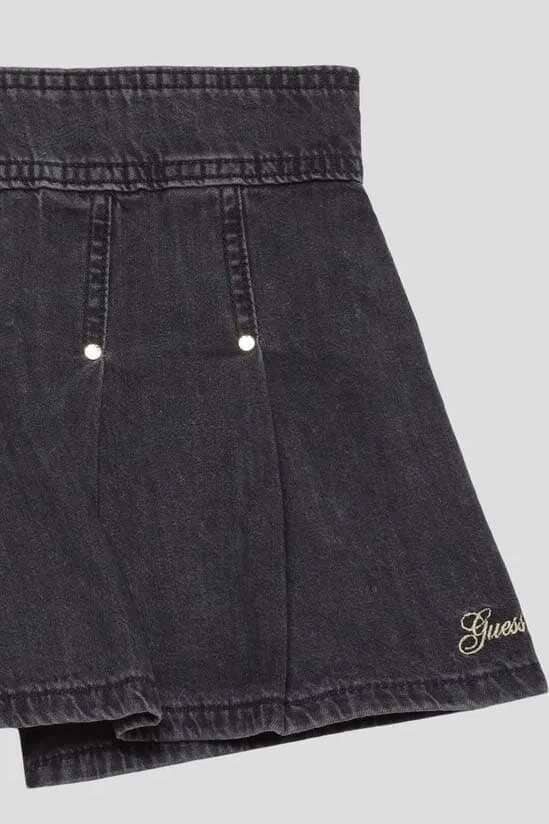 GS Girl's Denim Pleated Skort
