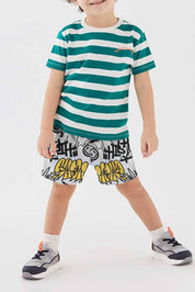 Top Shop Boy's Premium Printed Shorts Boy's Shorts SNR 