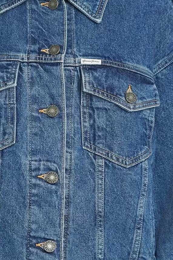 Guess Women's Oversized Denim Trucker Jacket