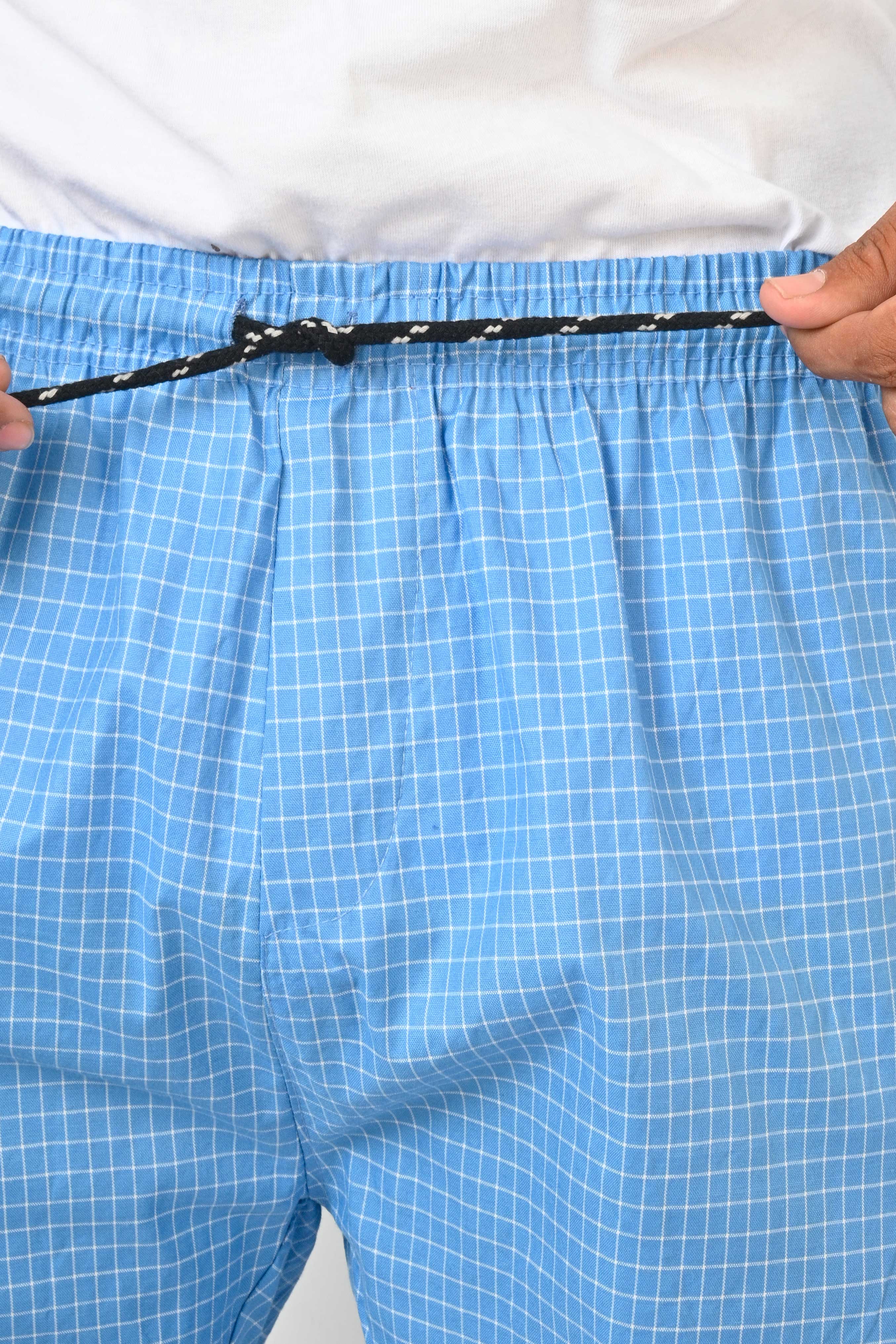 Max 21 Men's Check Design Loungewear Cotton Trousers Men's Trousers SZK 