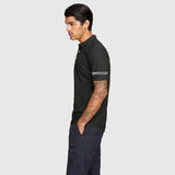 Men's Double Striped Design Polo Shirt