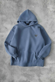 BHM Men's Oversized Polar Fleece Minor Fault Pullover Hoodie