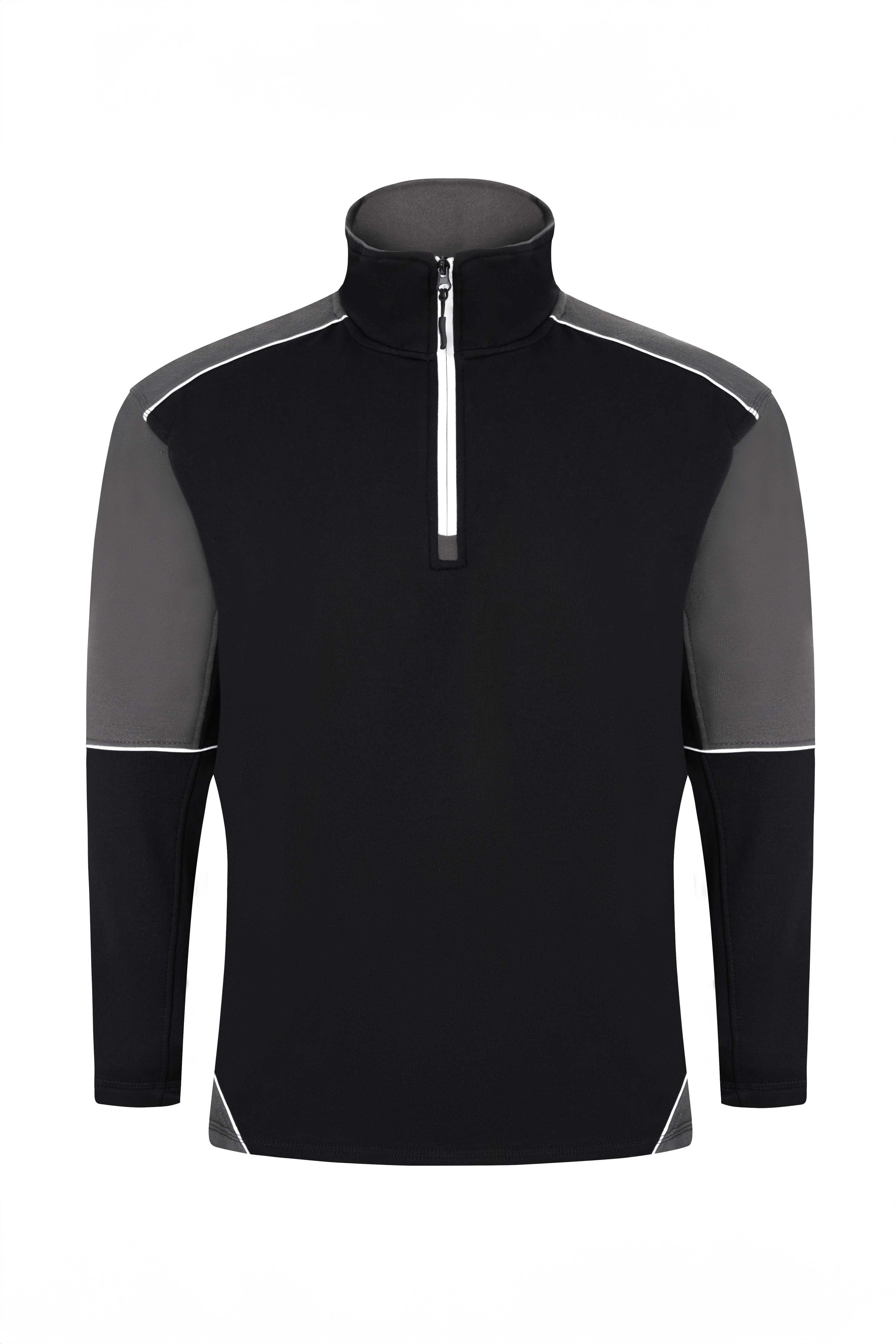 Men's Classic 1/4 Zipper Fleece Minor Fault Sweat Shirt Men's Sweat Shirt Image 