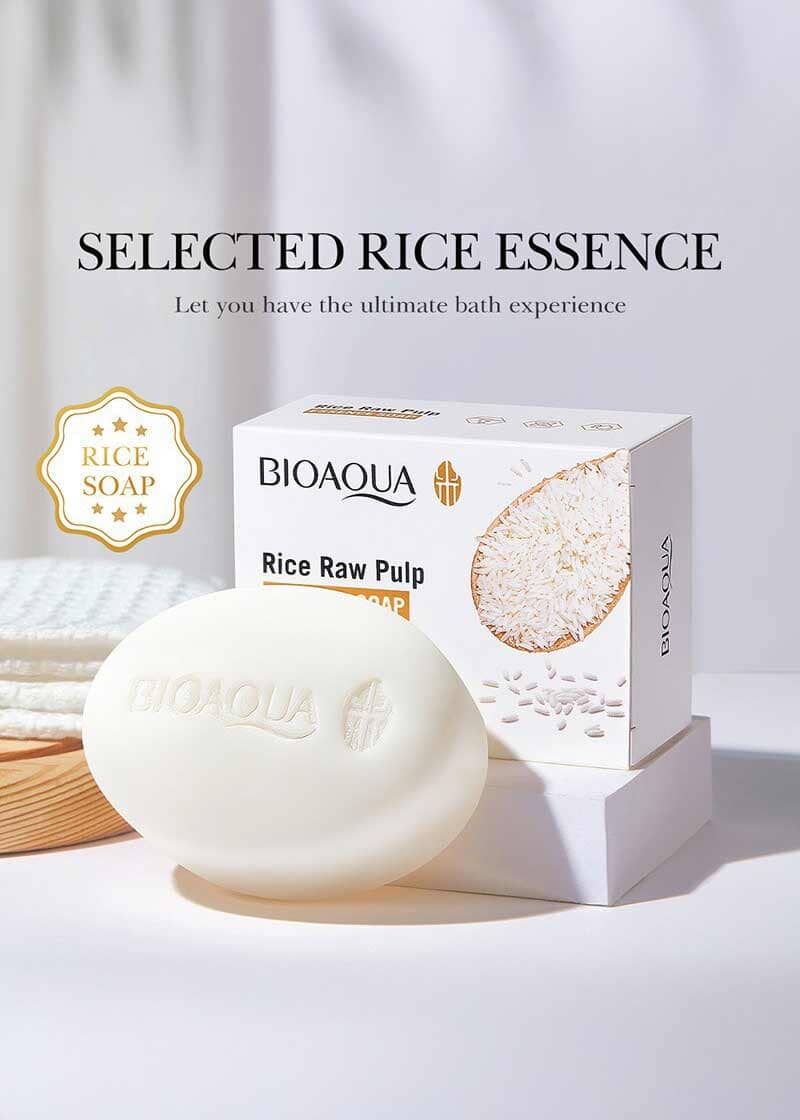 Bioaqua Rice Raw Pulp Soap - 100g