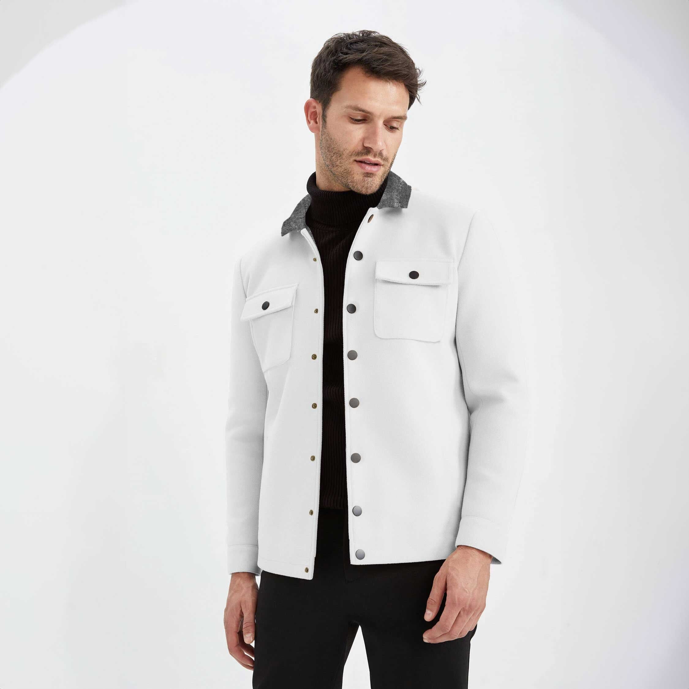 Polo Republica Men's Inner Fur Minor Fault Jacket Men's Jacket Polo Republica White S 