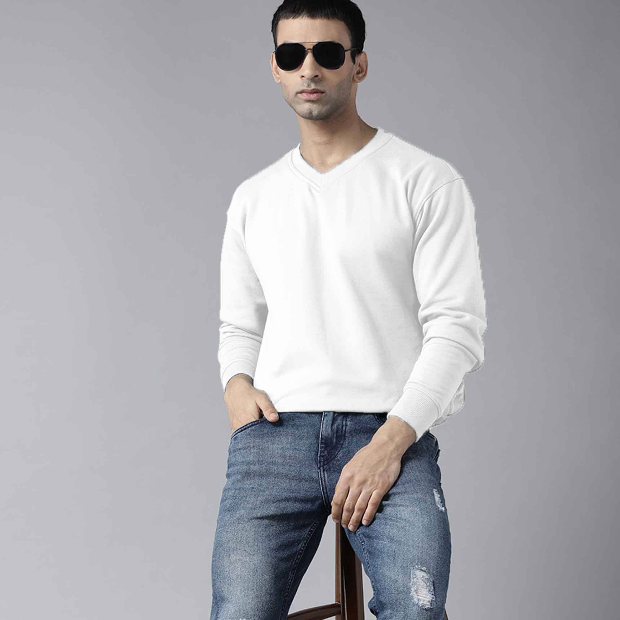 Polo Republica Men's V-Neck Minor Fault Sweat Shirt Men's Sweat Shirt Polo Republica 