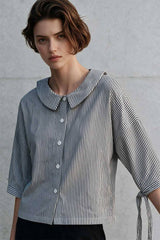 USQUARED Women's Peter Pan Top