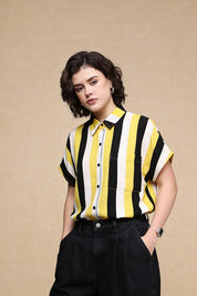 East West Women's Striped Casual Shirt