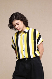 East West Women's Striped Casual Shirt