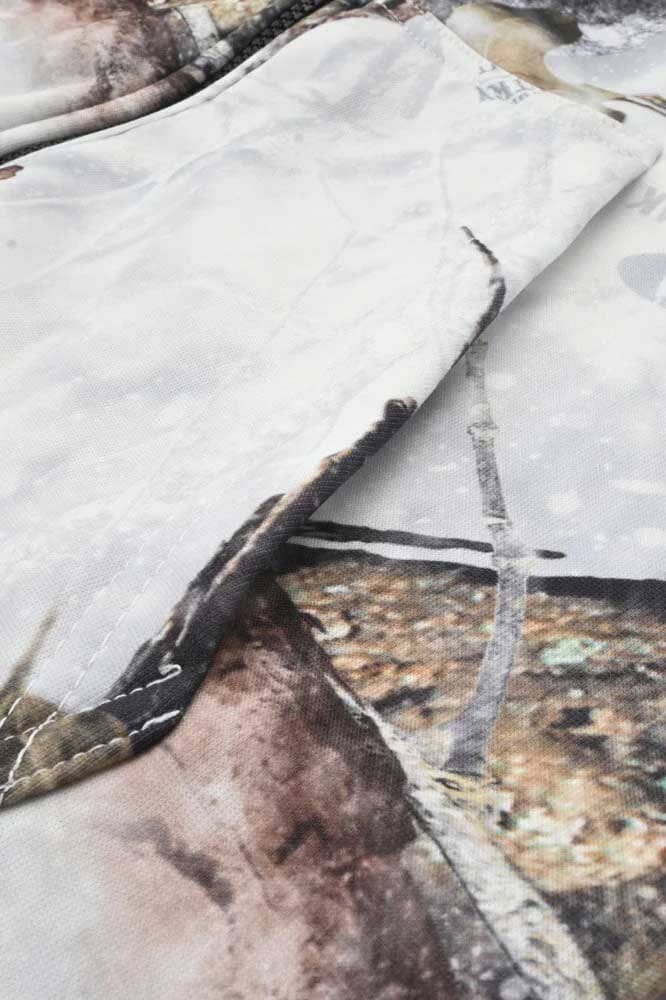 Max 21 Men's Snow Drift Printed Style Fleece Body Warmer