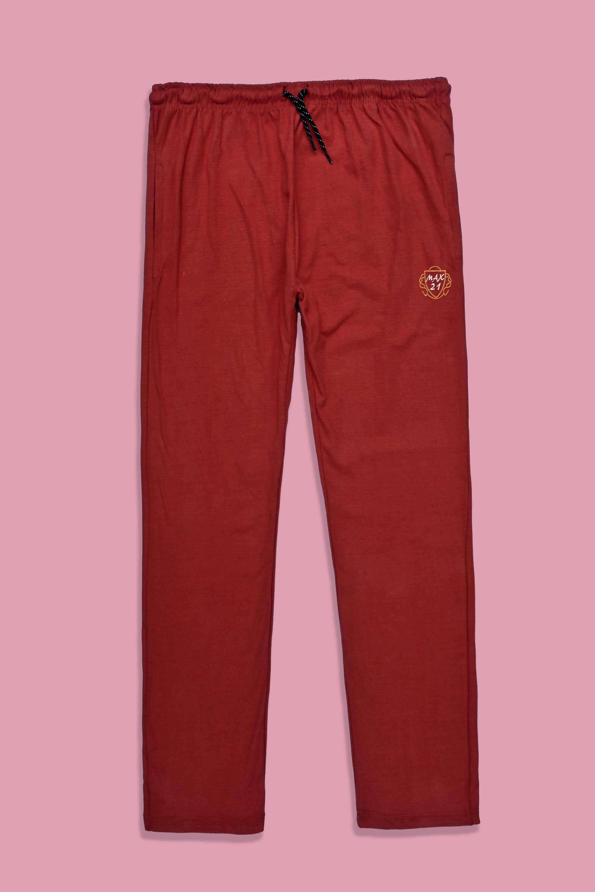 MAX 21 Men's Logo Embroidered Loungewear Trousers Men's Trousers SZK 