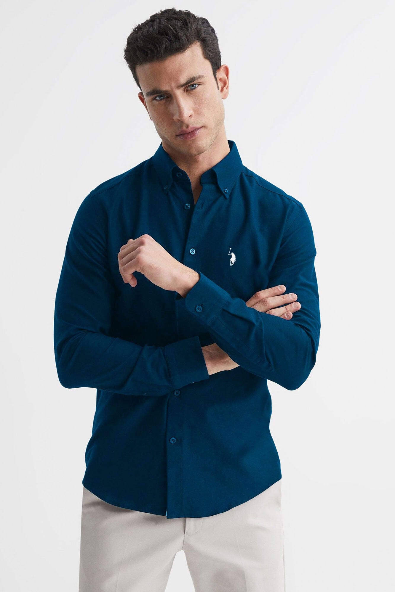 Polo Republica Men's Brandeta Minor Fault Casual Shirt Minor Fault Polo Republica Zinc S 