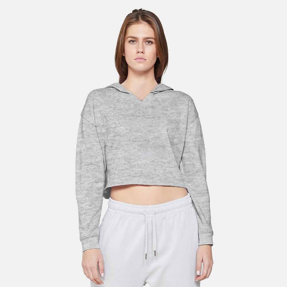 Women's Oversized Fleece Pullover Hoodie Women's Pullover Hoodie Shahkam Heather Grey XS 