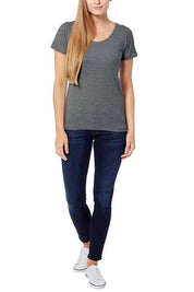 Women's Short Sleeve Round Neck Minor Fault Tee Shirt