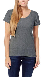 Women's Short Sleeve Round Neck Minor Fault Tee Shirt